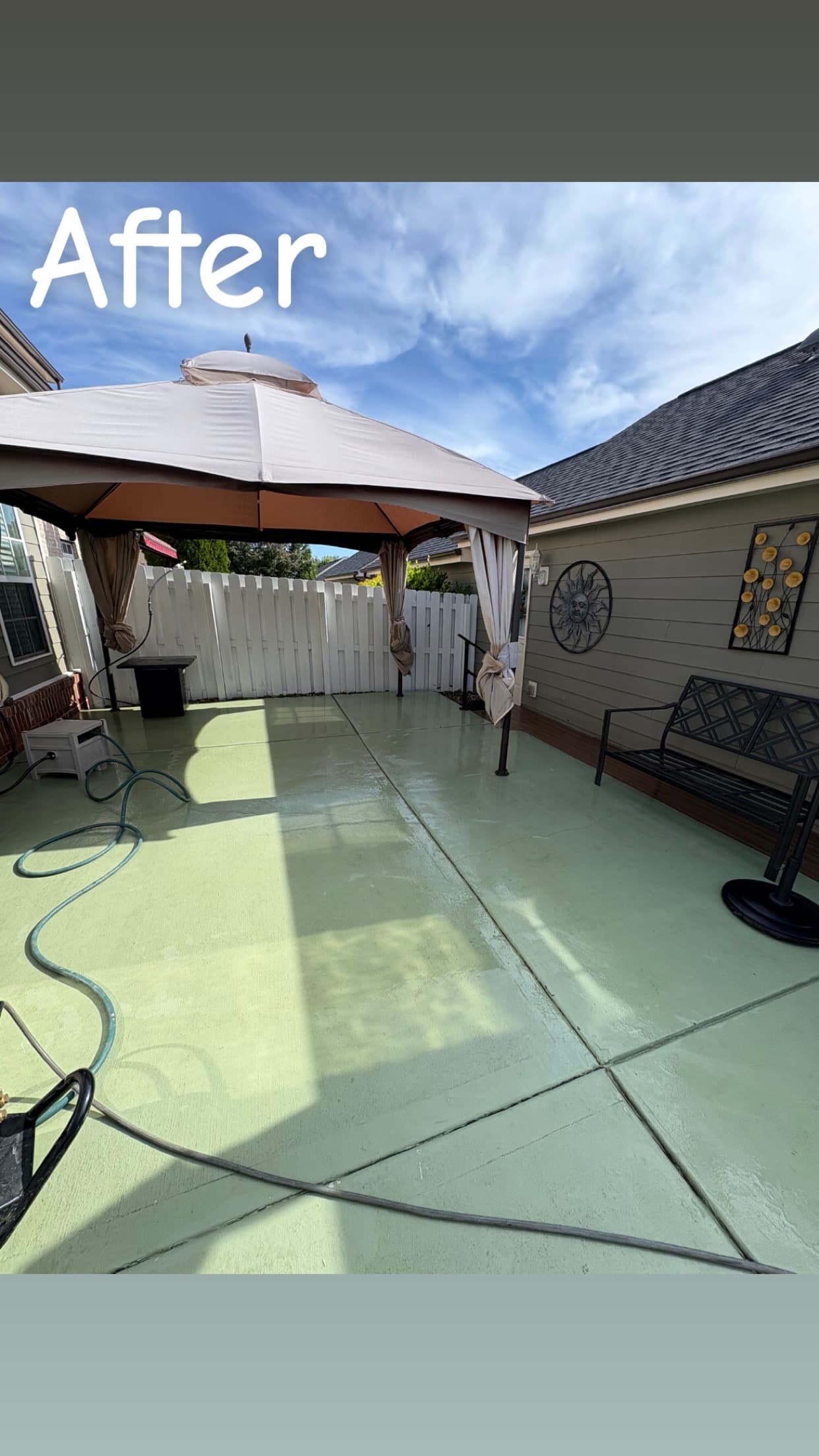 Back Patio — after