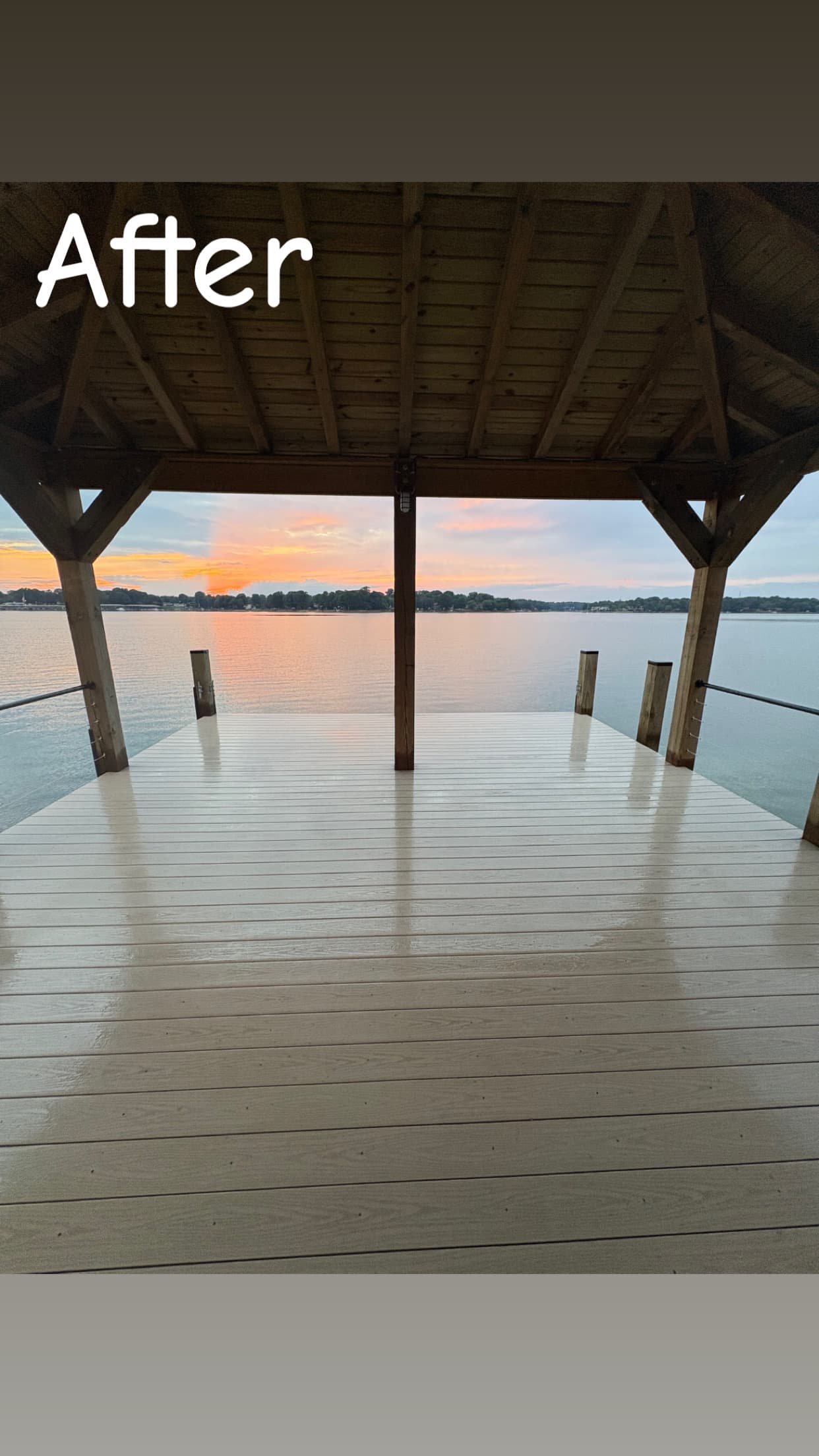 Lake Dock — after