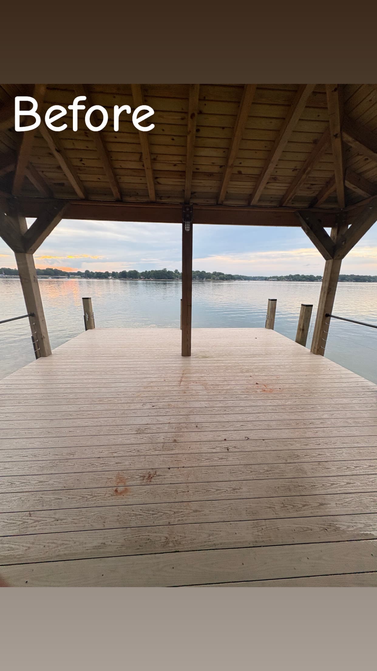 Lake Dock — before