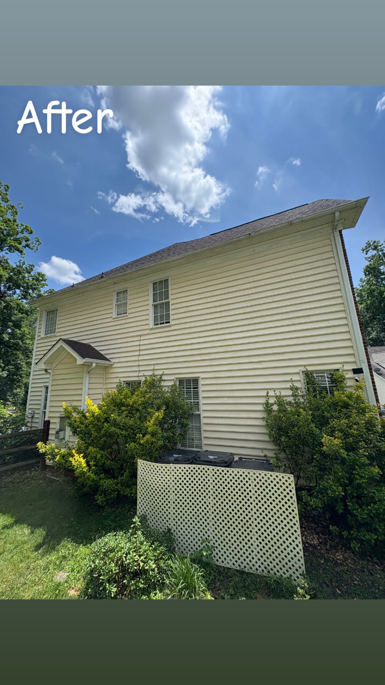 House Siding (Soft Wash) — after