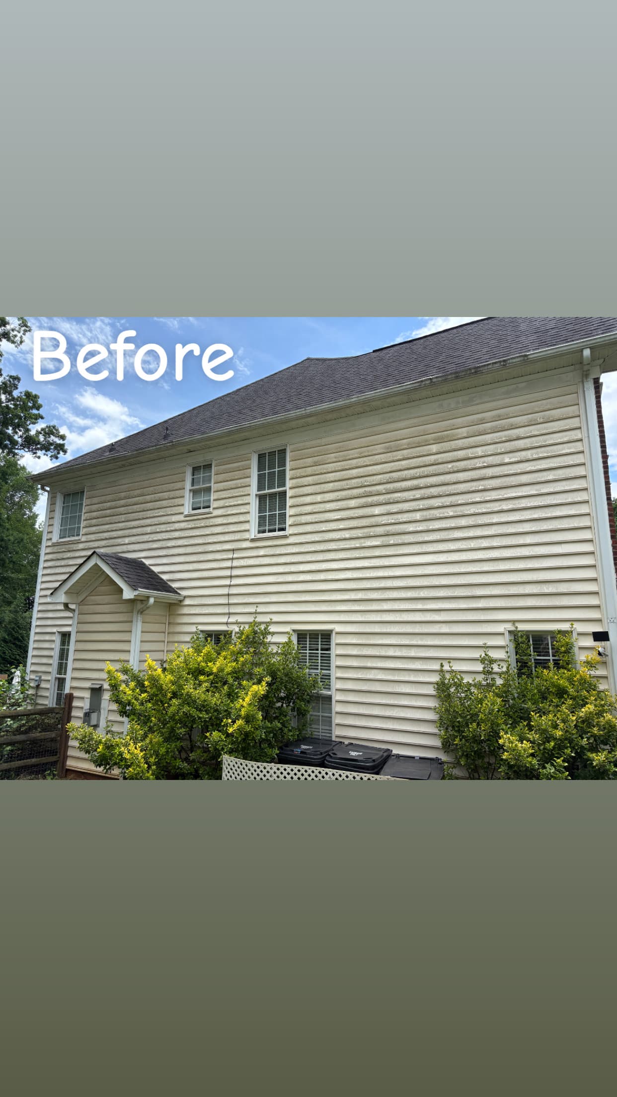 House Siding (Soft Wash) — before