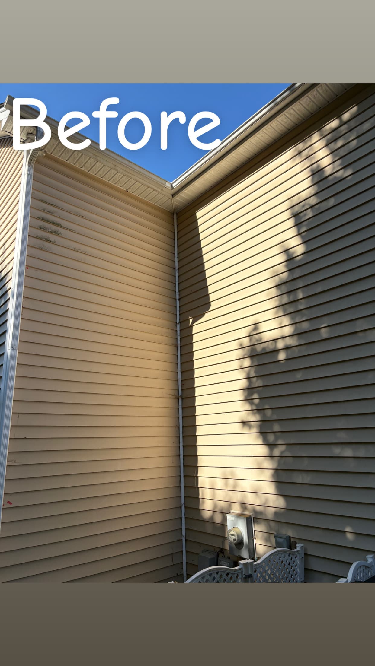 Vinyl Siding (Corner) — before