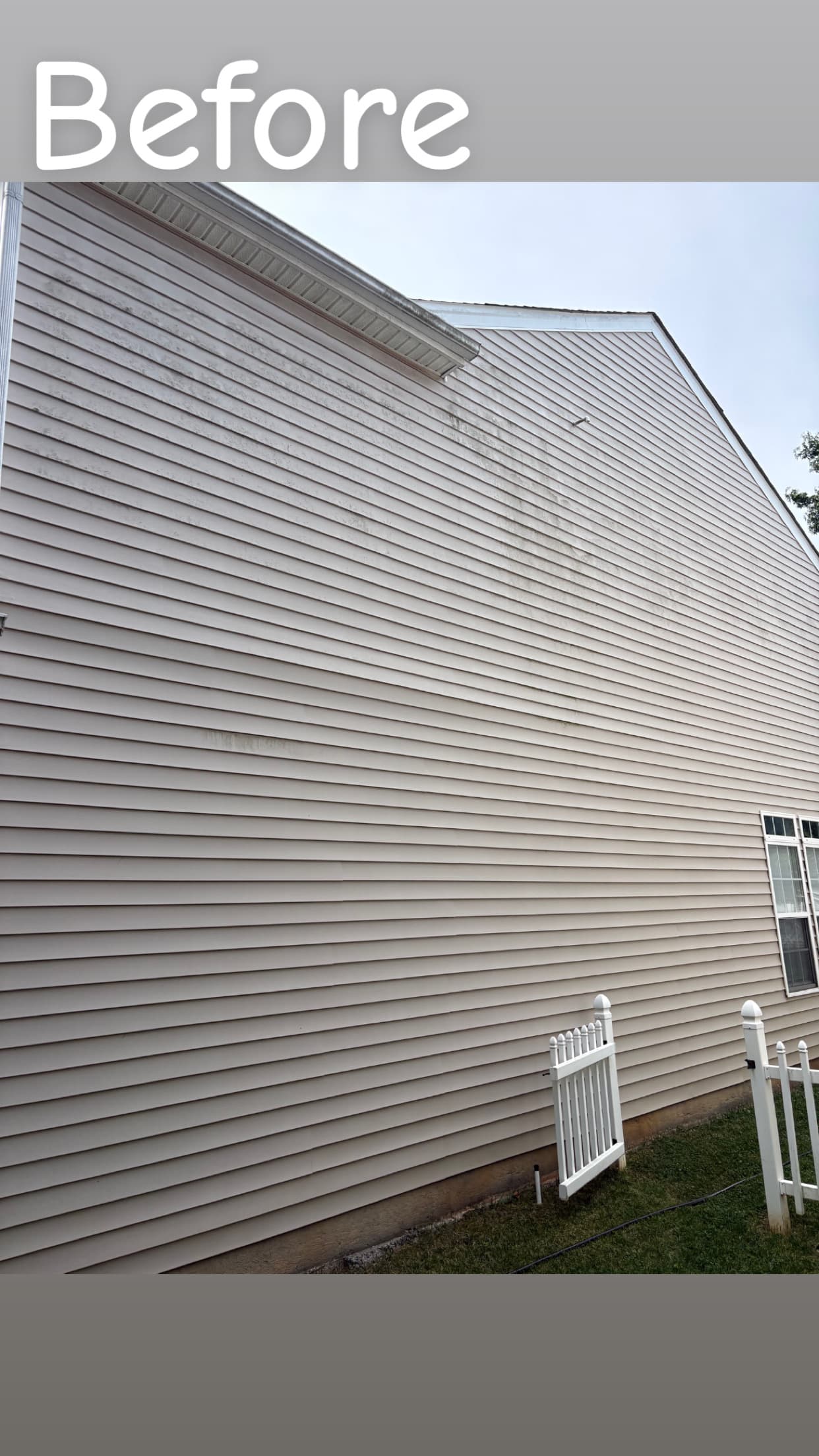 Vinyl Siding (Side Wall) — before