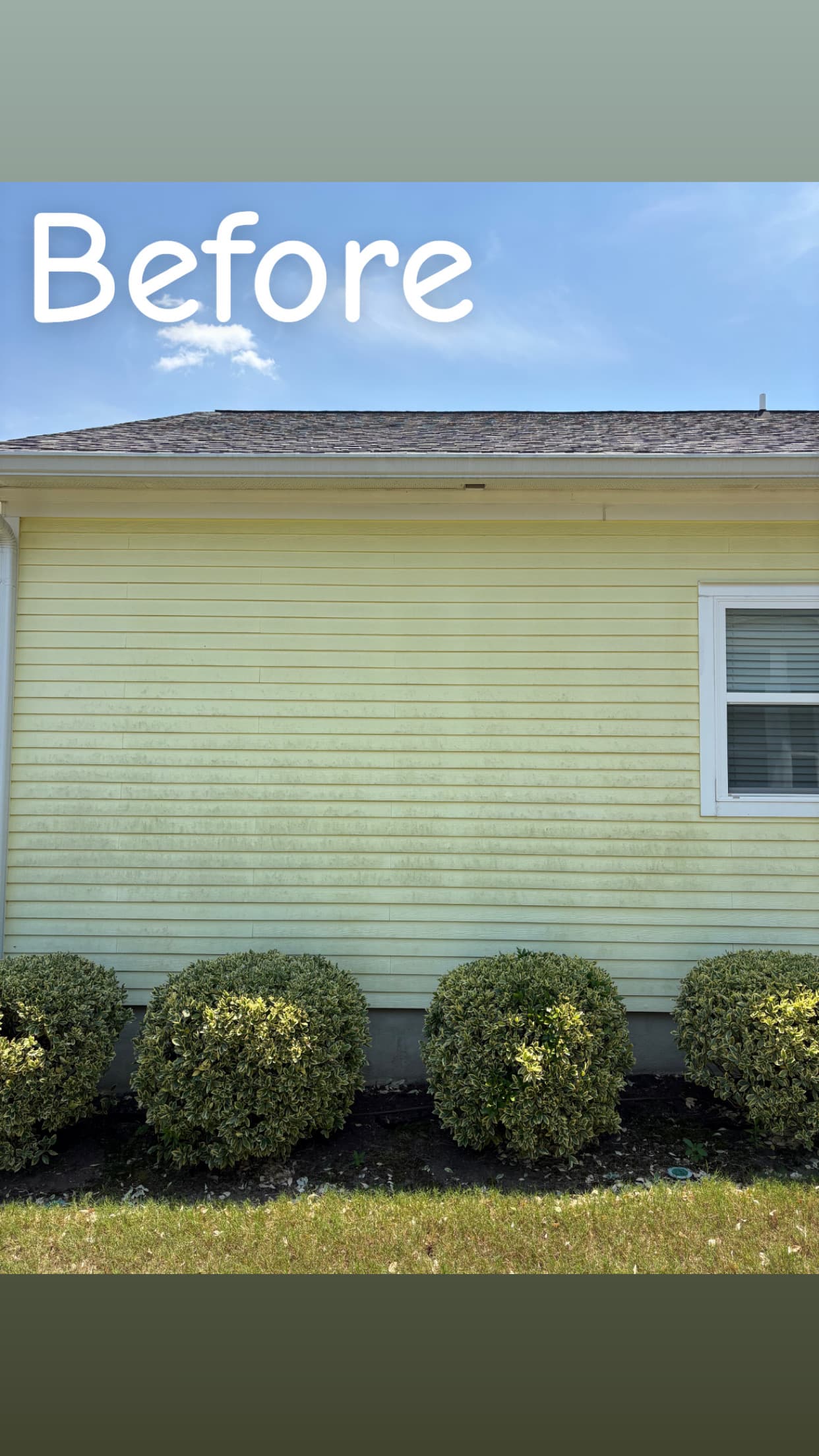 Yellow Siding (1-Story) — before