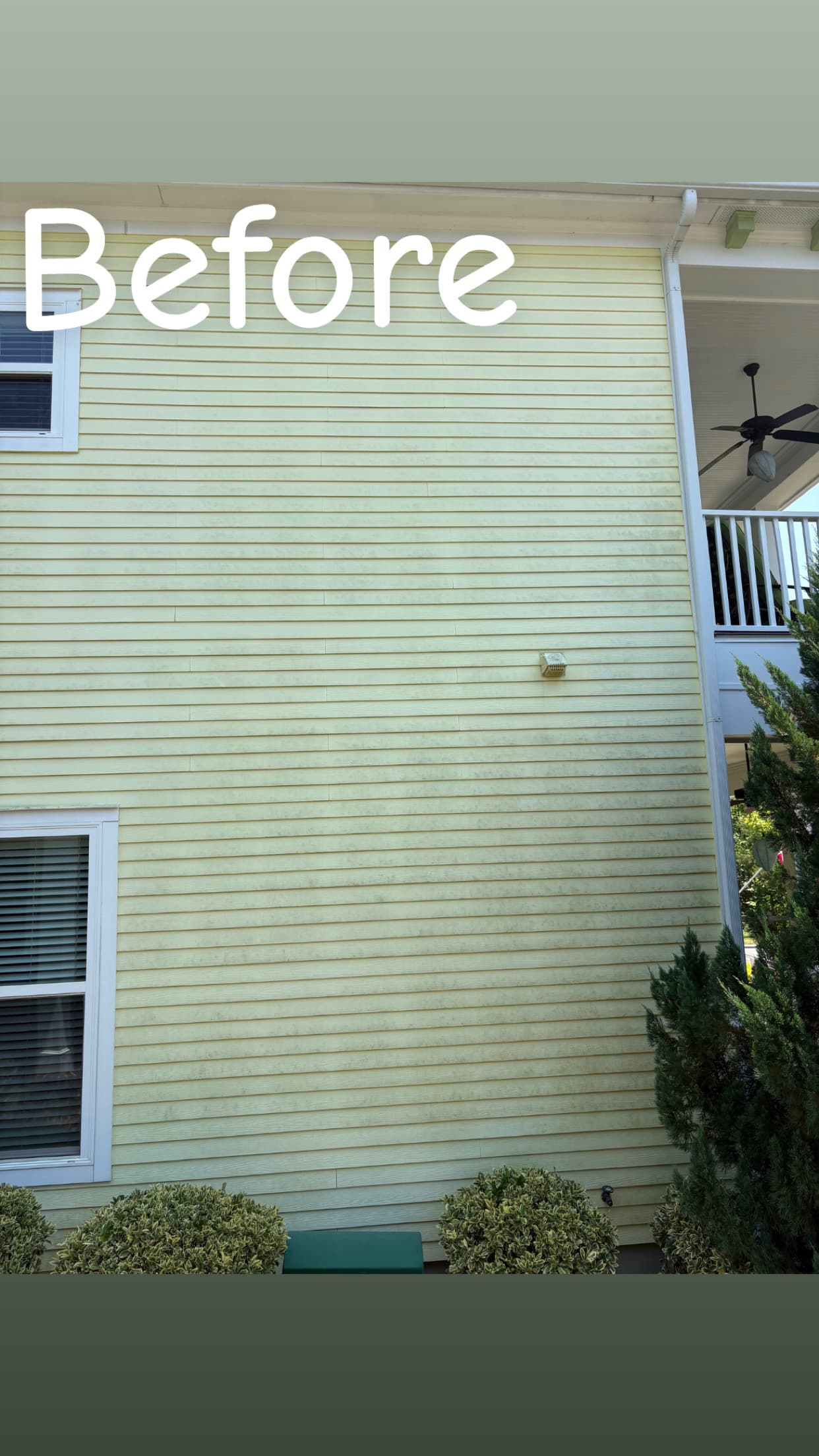 Yellow Siding (2-Story) — before